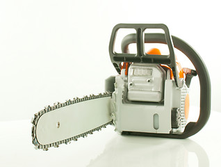 Image showing Chainsaw over the white background