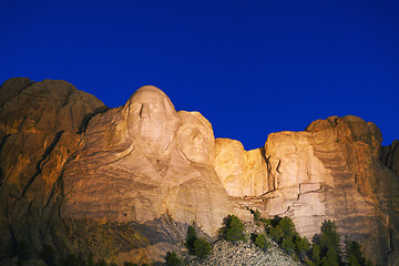 Image showing Mount Rushmore monument in South Dakota