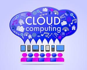 Image showing Cloud computing concept