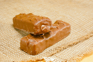 Image showing Two chocolate bars