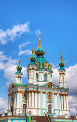 Image showing St. Andrew church in Kiev, Ukraine