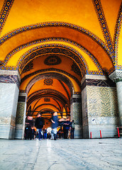 Image showing Interior of Hagia Sophia in Istanbul, Turkey