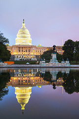 Image showing United States Capitol building in Washington, DC