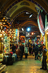 Image showing Grand Bazaar in Istanbul interior