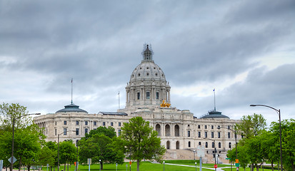 Image showing Minnesota capitol building in St. Paul, MN