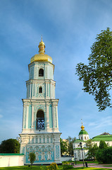 Image showing Bell tower at St. Sofia monastery in Kiev, Ukraine