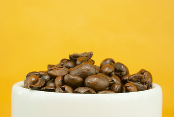 Image showing Cup full with coffee beans