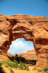 Image showing Scenic view at Arches National Park, Utah, USA