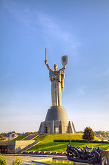 Image showing Mother Land monument in Kiev, Ukraine