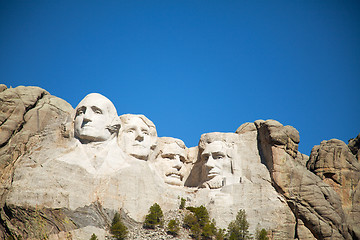 Image showing Mount Rushmore monument in South Dakota