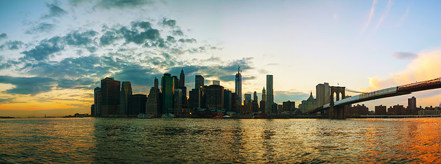 Image showing New York City cityscape panorama