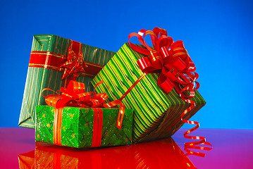 Image showing Three presents