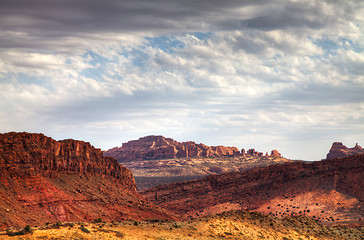 Image showing Scenic view at Arches National Park, Utah, USA