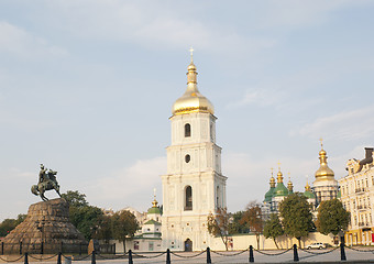 Image showing St. Sofia monastery in Kiev, Ukraine in the morning