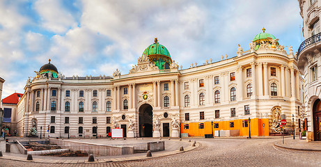 Image showing St. Michael's wing of Hofburg Palace in Vienna, Austria