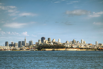 Image showing Downtown of San Francisco as seen from seaside