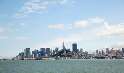 Image showing Downtown of San Francisco as seen from seaside