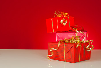Image showing Three presents