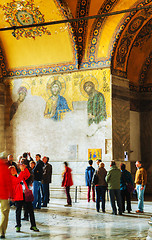 Image showing Interior of Hagia Sophia in Istanbul, Turkey