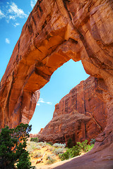 Image showing Private Arch in Arches National Park, Utah