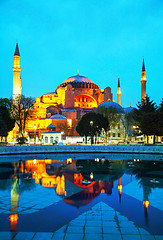 Image showing Hagia Sophia in Istanbul, Turkey