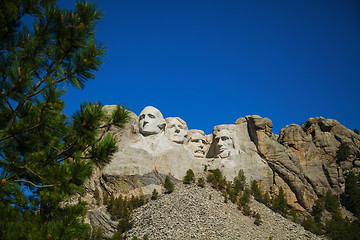 Image showing Mount Rushmore monument in South Dakota