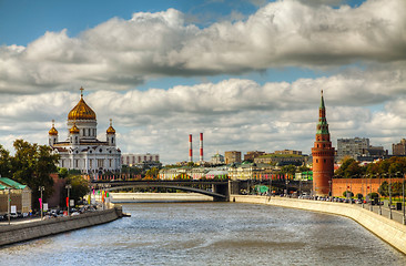 Image showing Overview of downtown Moscow