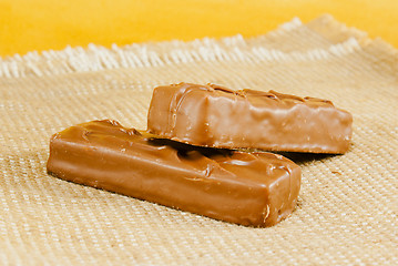 Image showing Two chocolate bars