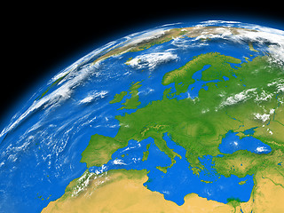 Image showing Europe on Earth