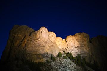 Image showing Mount Rushmore monument in South Dakota