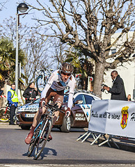 Image showing The Cyclist Bardet Romain- Paris Nice 2013 Prologue in Houilles