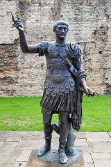 Image showing Emperor Trajan Statue