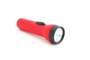 Image showing Red flashlight