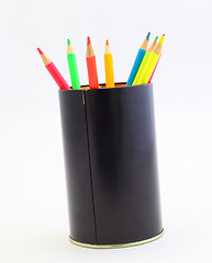 Image showing colored pencils