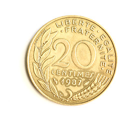 Image showing 20 Centimes