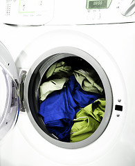 Image showing Clothes in laundry