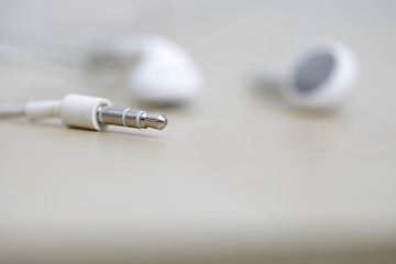 Image showing Modern earphones