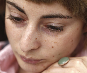 Image showing Portret of a young woman