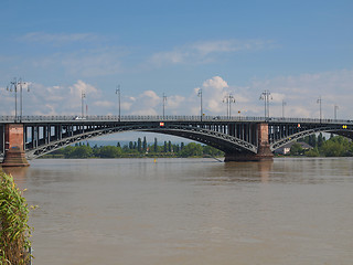 Image showing Rhine river in Mainz