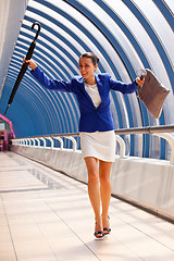 Image showing Young happy businesswoman