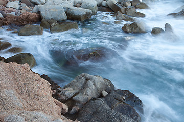 Image showing moving waves