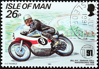 Image showing Motorcycle Race Stamp #1