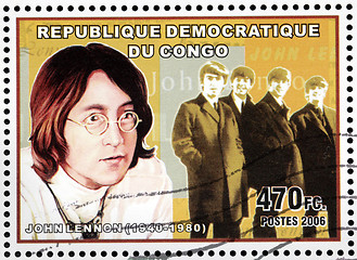 Image showing John Lennon Stamp