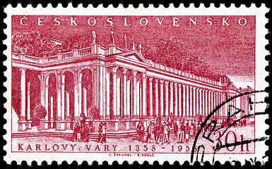 Image showing Karlovy Vary Stamp