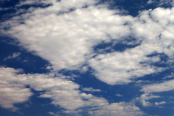 Image showing Blue sky and white clouds