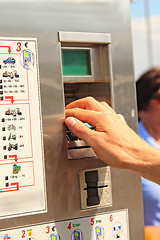 Image showing Ticket vending machine