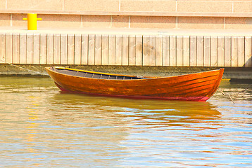 Image showing Wooden boat