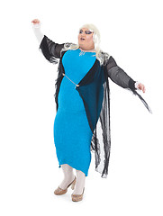 Image showing Drag queen dressed as a female singer