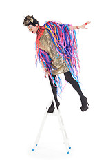 Image showing Fashion conscious drag queen