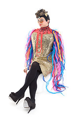 Image showing Fashion conscious drag queen